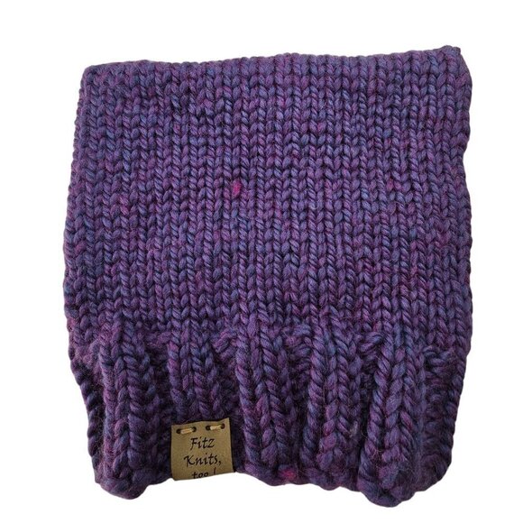 Fitz Knits 4 Pc Bundle 2 Headbands 2 Beanies Handknit Stocking Stuffer Gifts NEW - Picture 5 of 10